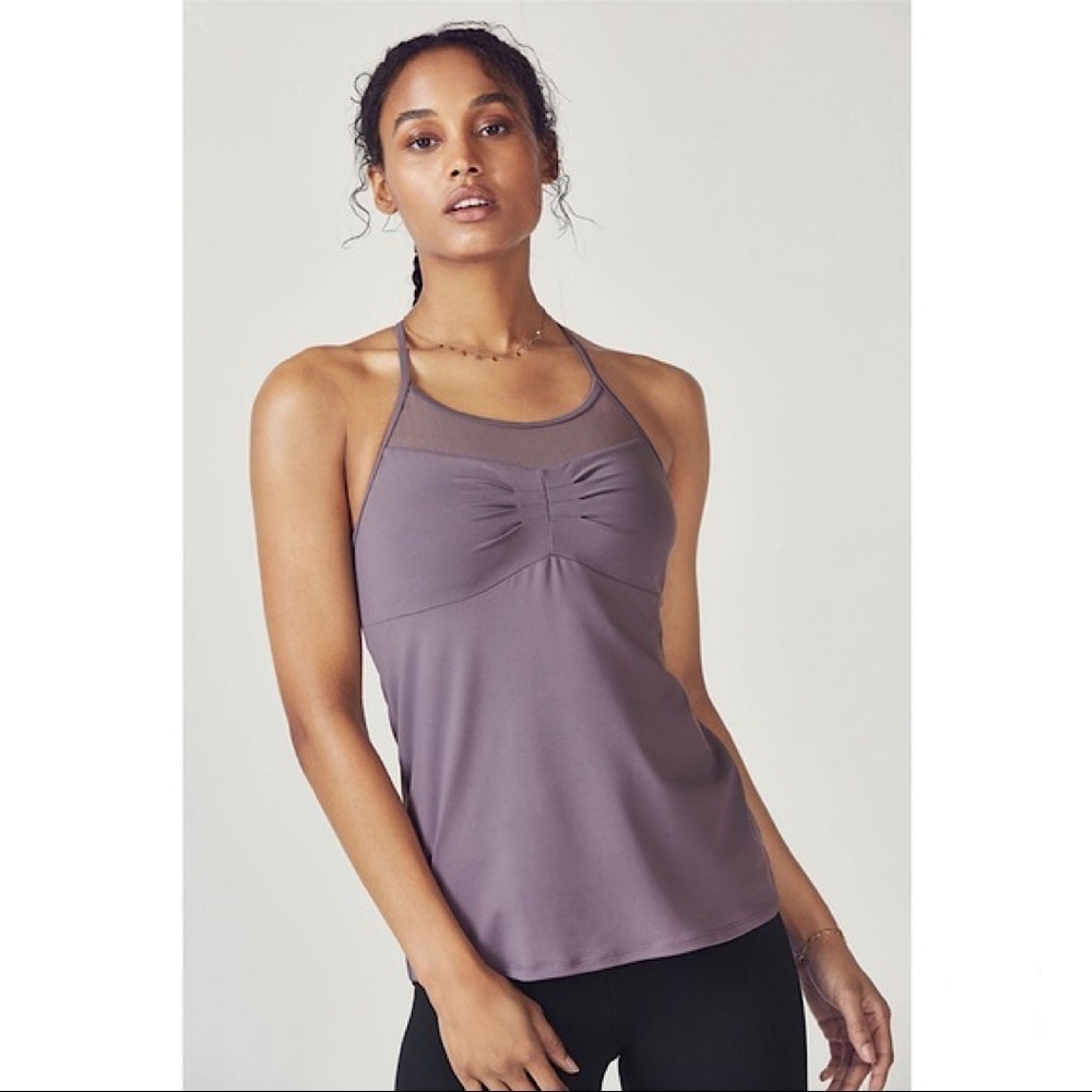 Fabletics Addison Purple Performance Racerback Me… - image 5